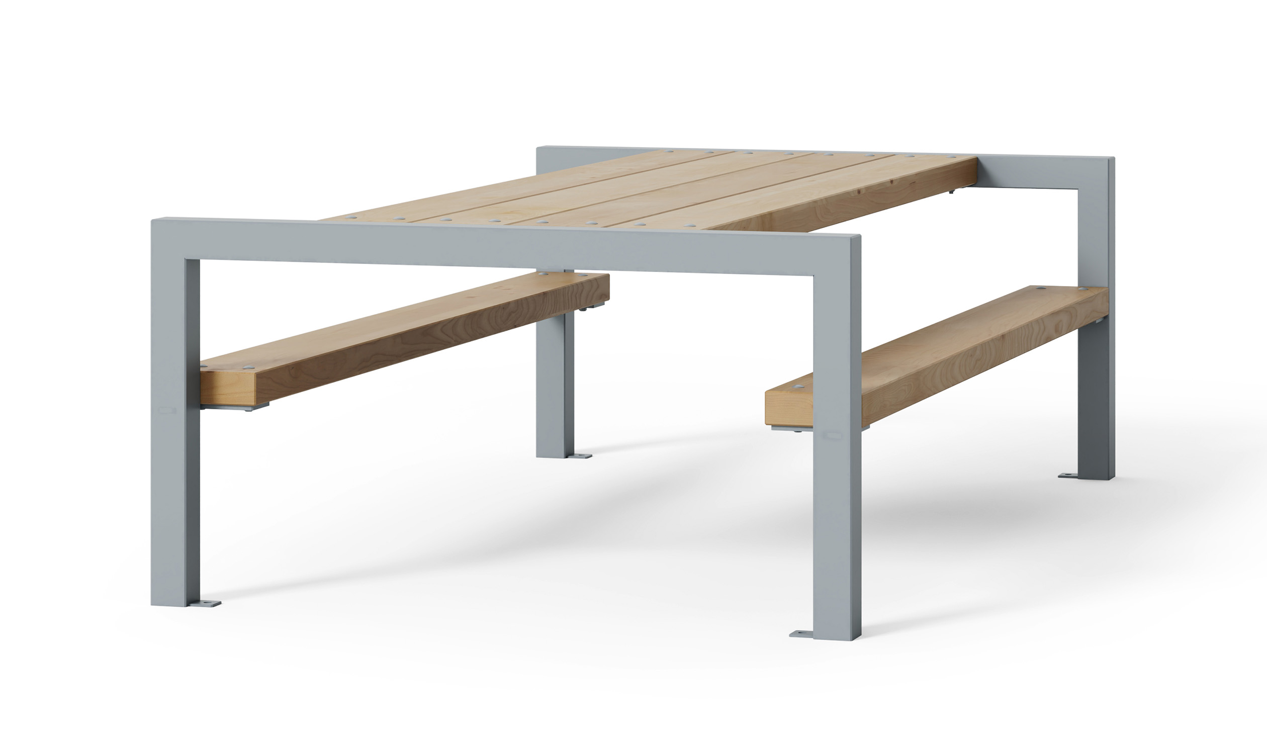 ARRY Single Picnic Table in hardwood