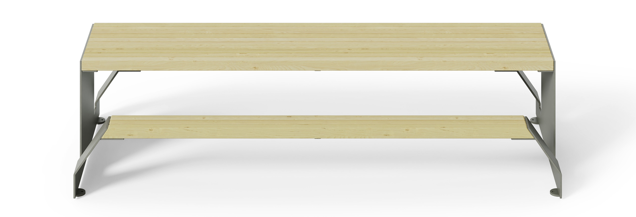 SLAB Picnic Table in hardwood