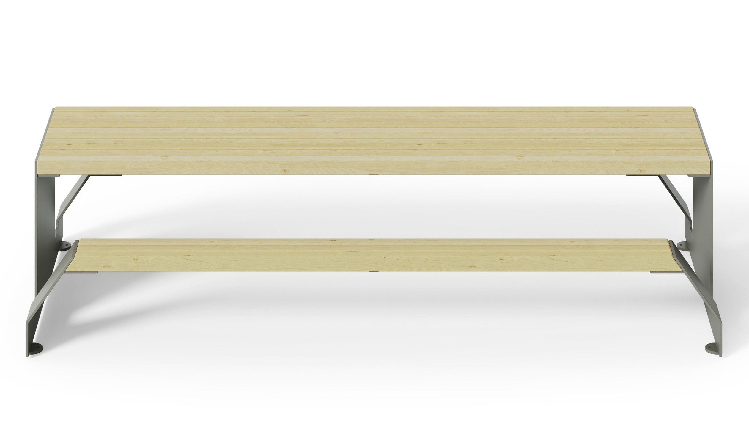 SLAB Picnic Table in hardwood