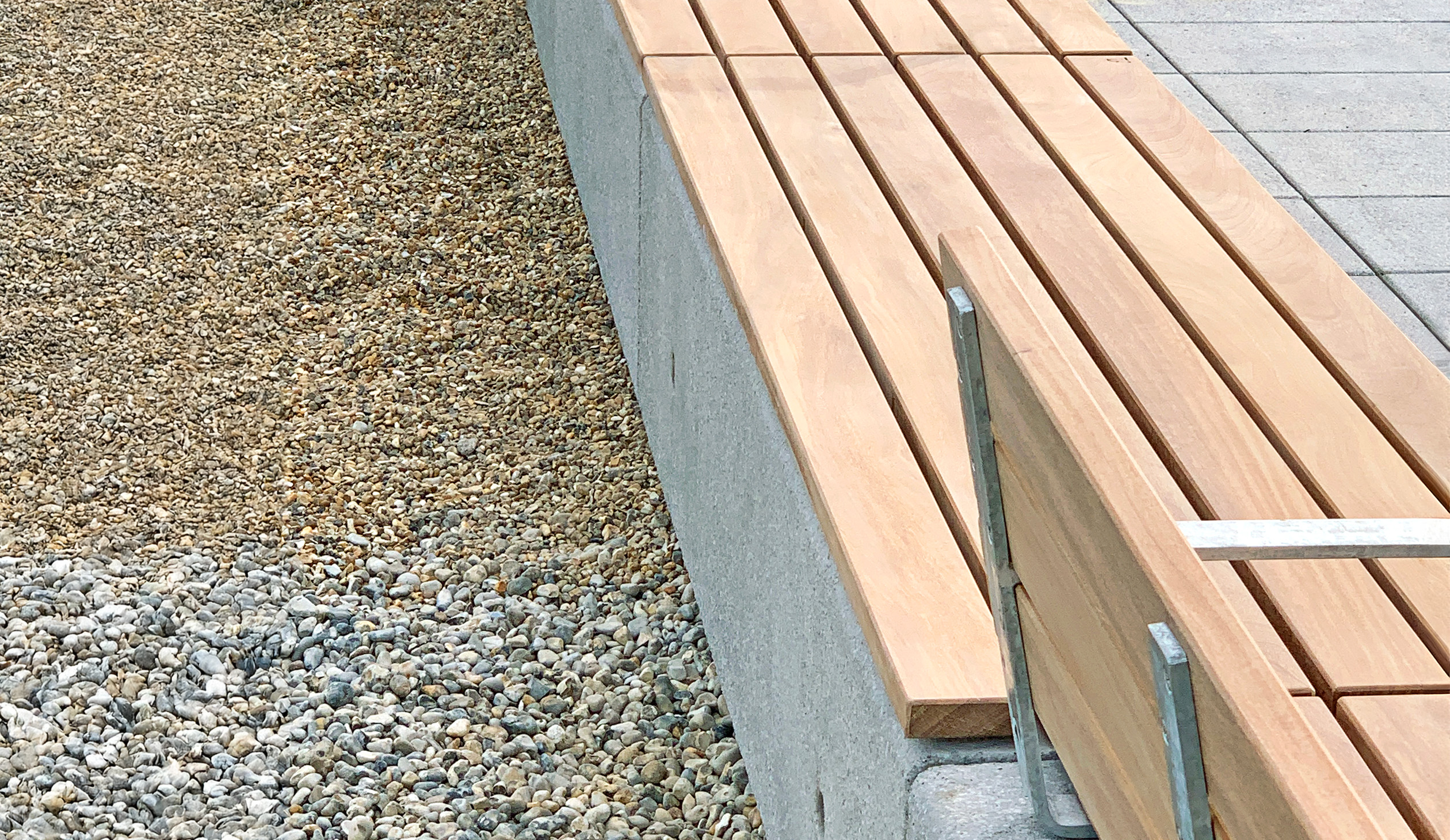 Soca L-ways Bench in hardwood Factory Furniture